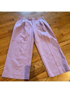 BCBGMAXAZRIA PURPLE WOMENS PANTS SIZE 6 CROPPED